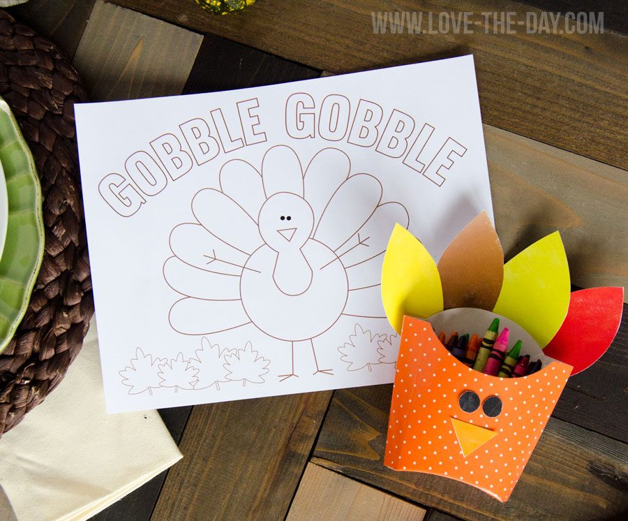 thanksgiving free printables color sheet