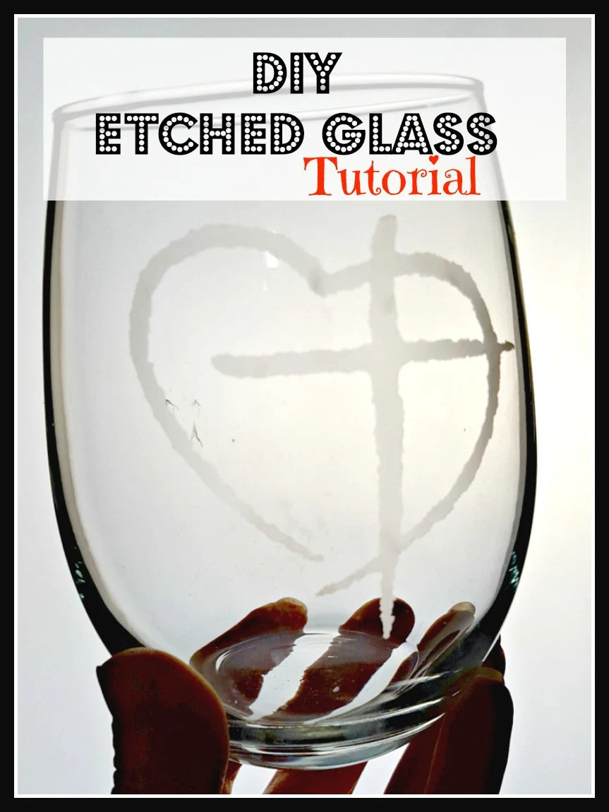 etched wine glasses diy