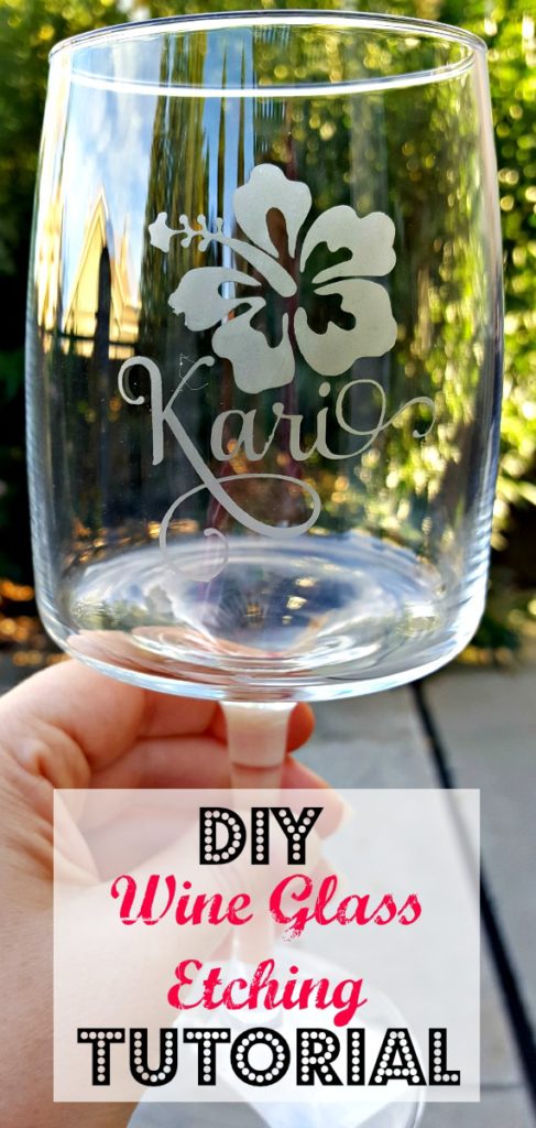DIY etched glass tutorial