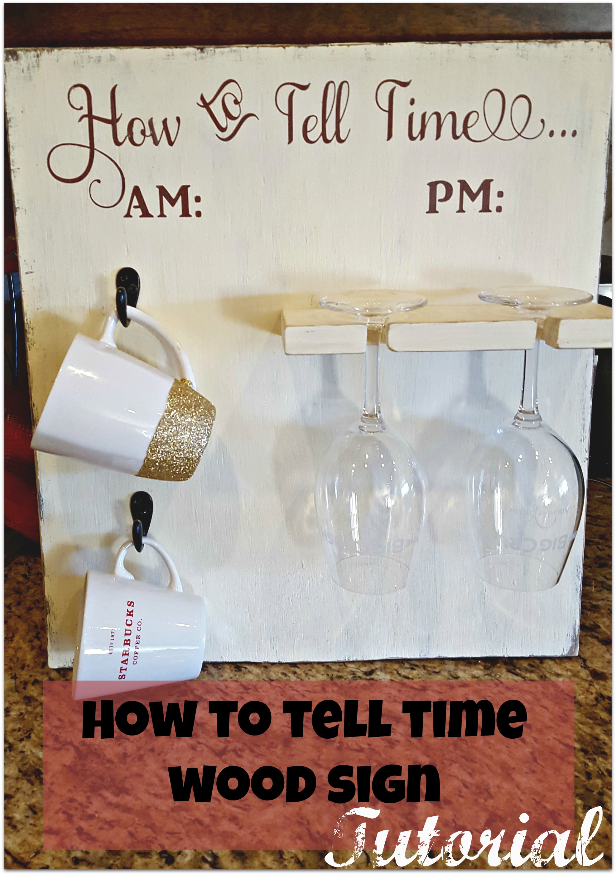 how to tell time DIY tutorial