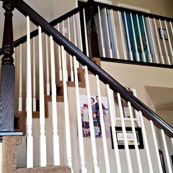 Staircase Refinishing the Easy Way and For Under $50!!