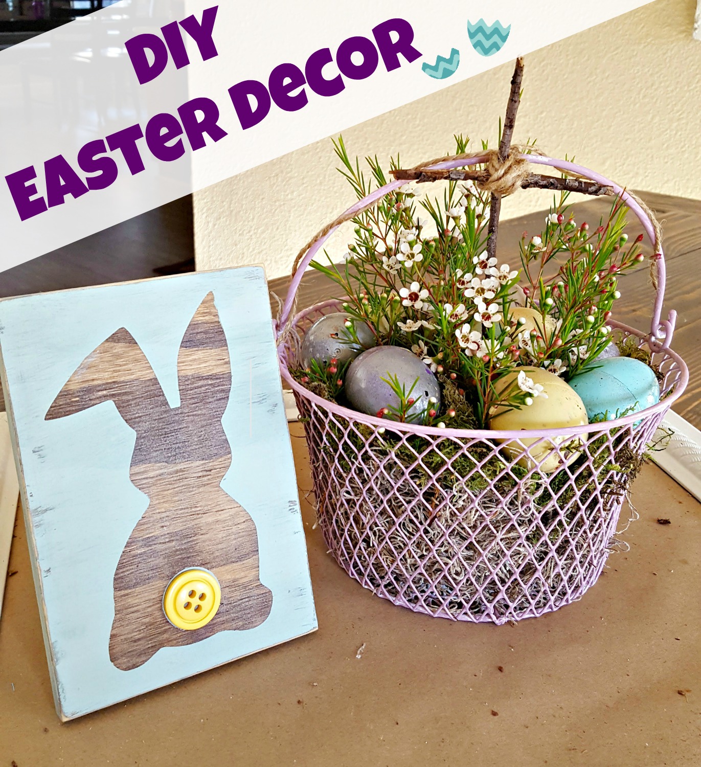 DIY Easter egg makeover tutorial