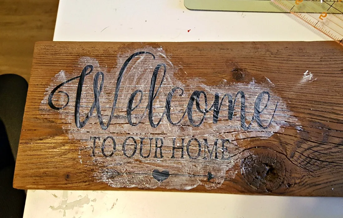welcome to our home sign tutorial