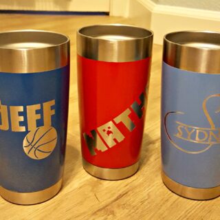 how to paint a yeti or ozark stainless steel mug