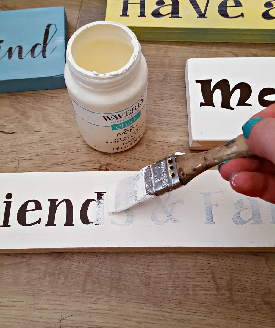 DIY how to make wooden signs with quotes