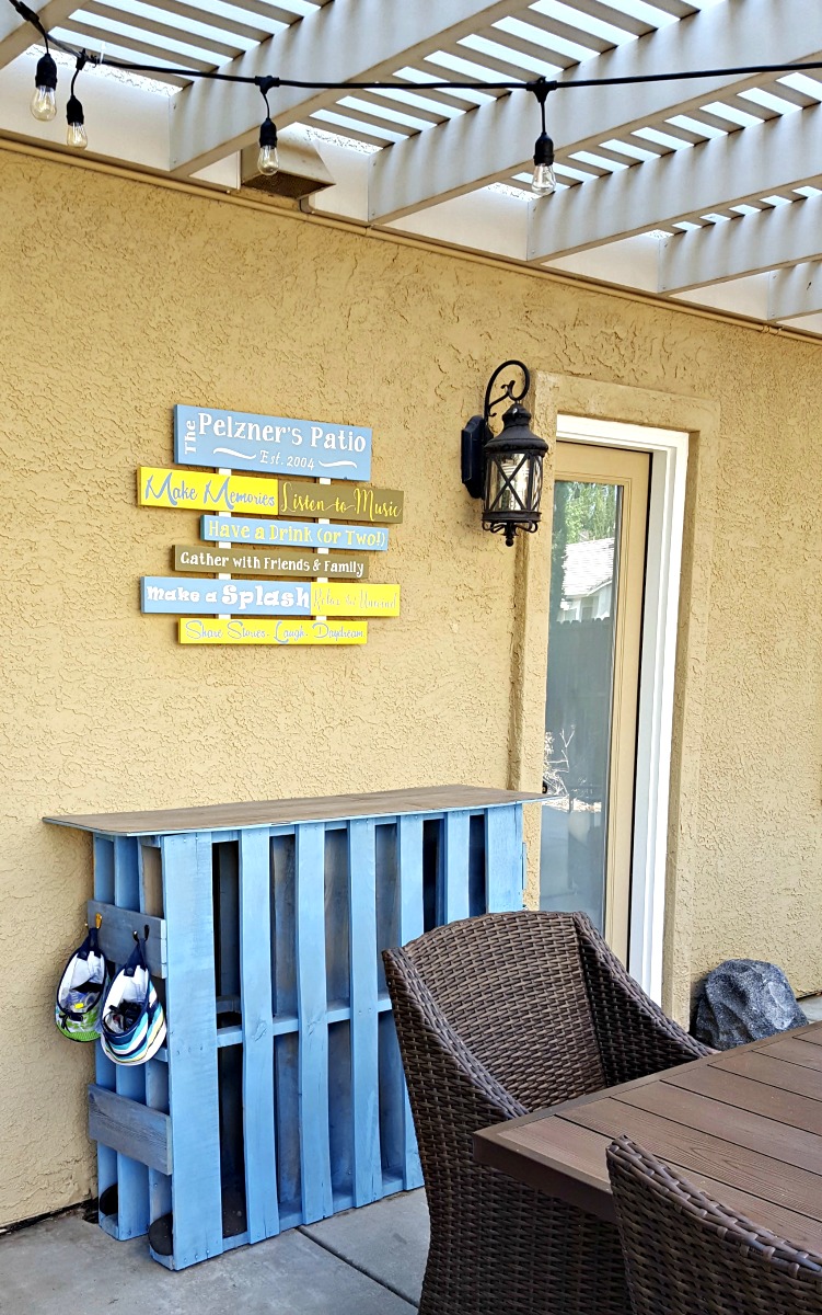 diy patio rules sign