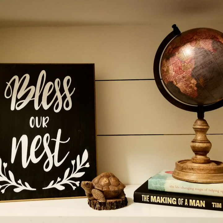 how to make a chalkboard sign
