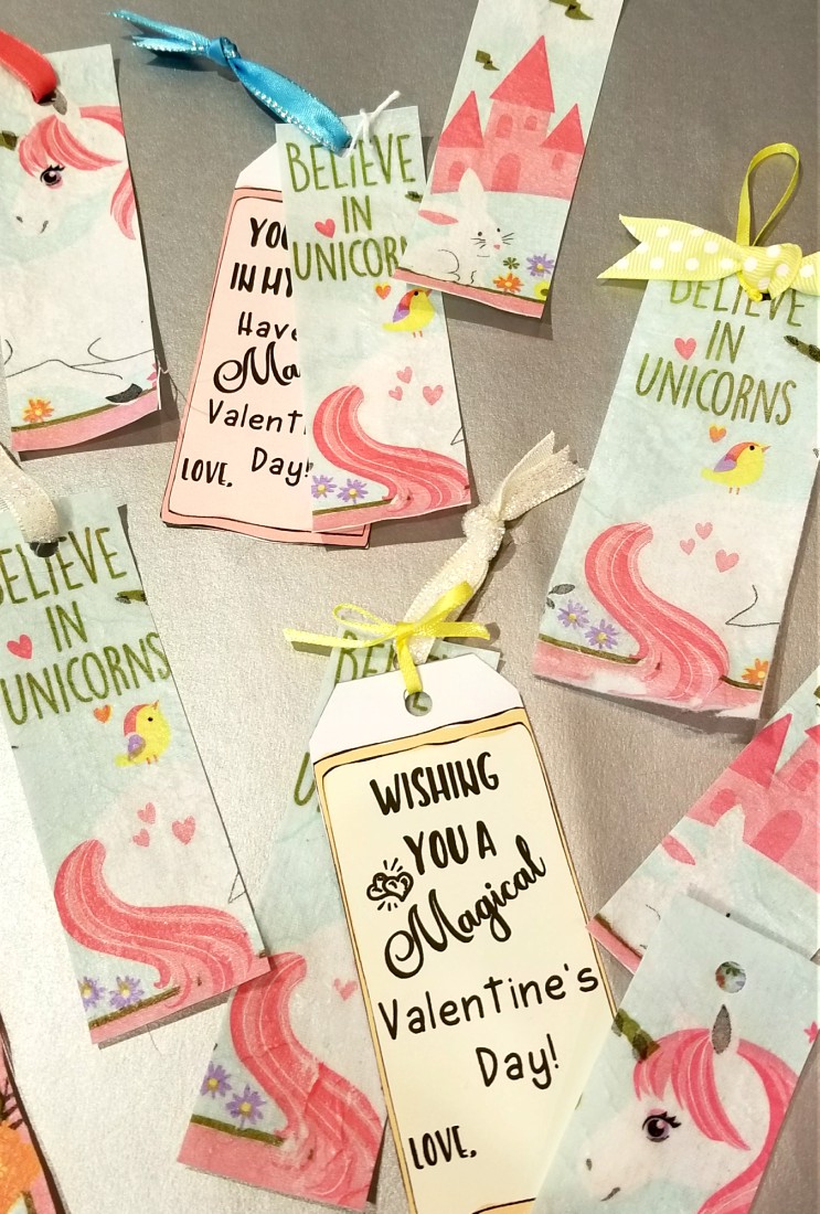 DIY Valentines for classmates bookmarks