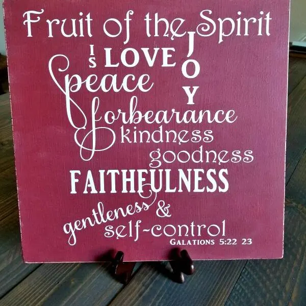FREE Cricut Bible Verses Cut Files:  Fruit of the Spirit and Psalm 46:10!
