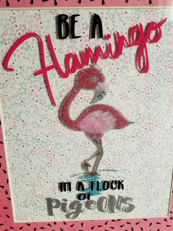 Be a Flamingo sign