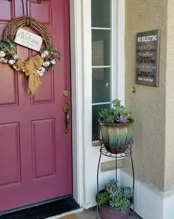 changeable front door wreath