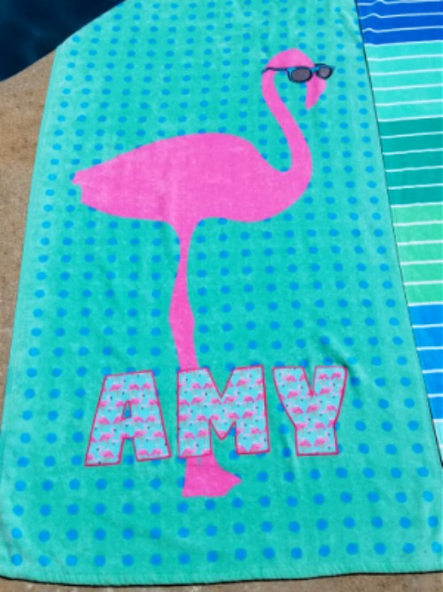 personalized swimming towel