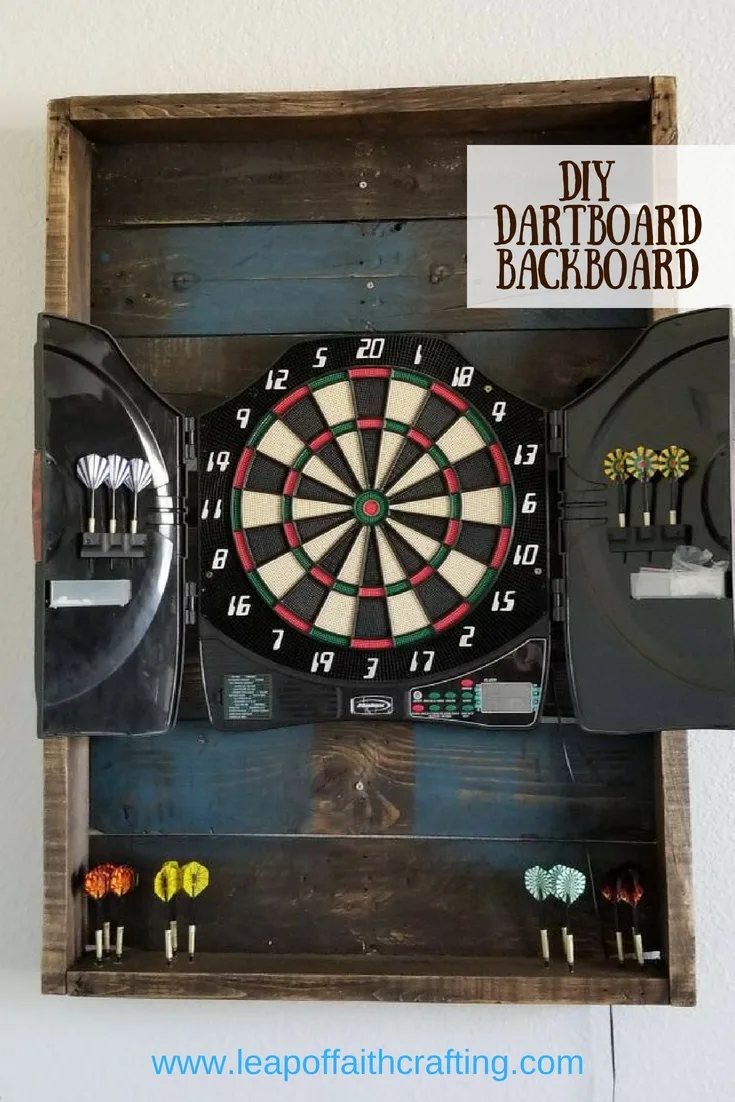 dartboard backboard diy pin