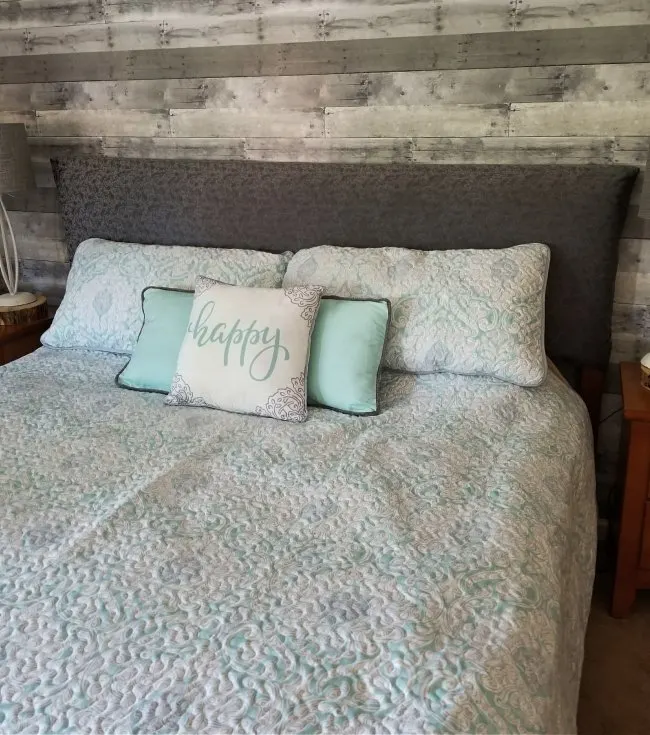 how to make a padded headboard from old ugly headboard