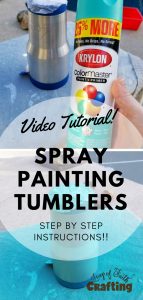spray paintingstainlesssteeltumbler pin