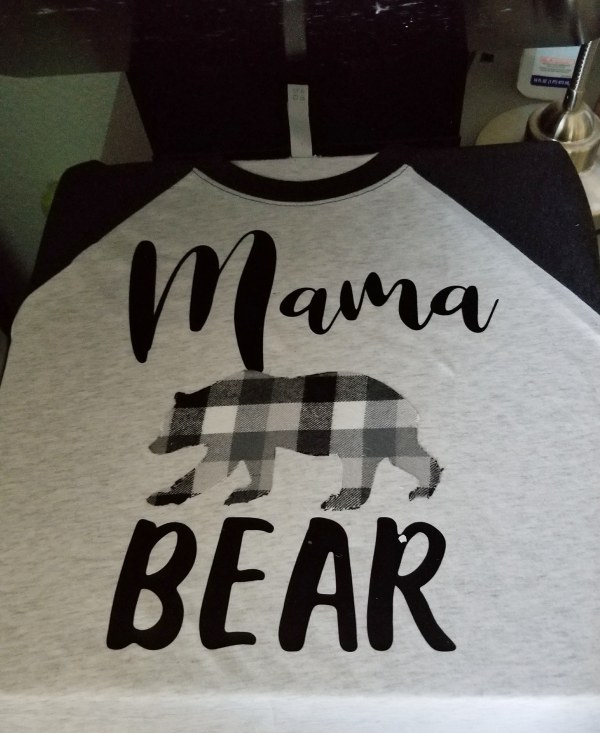 Mama bear svg file on matching pjs