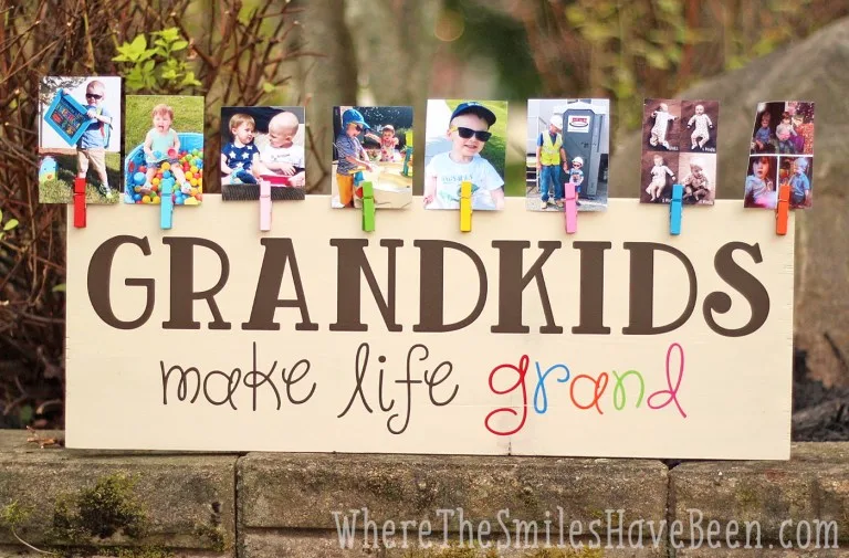 grandkids make life grand wood sign final horizontal