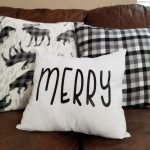 rae dunn christmas pillows diy
