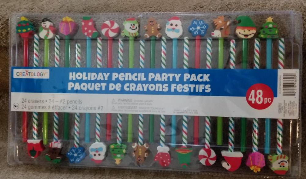 holiday pencil party pack