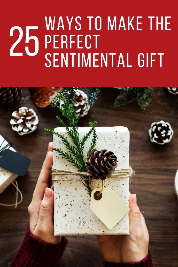Give the best gift this holiday season! A roundup of DIY sentimental gift ideas that you shouldn't miss!