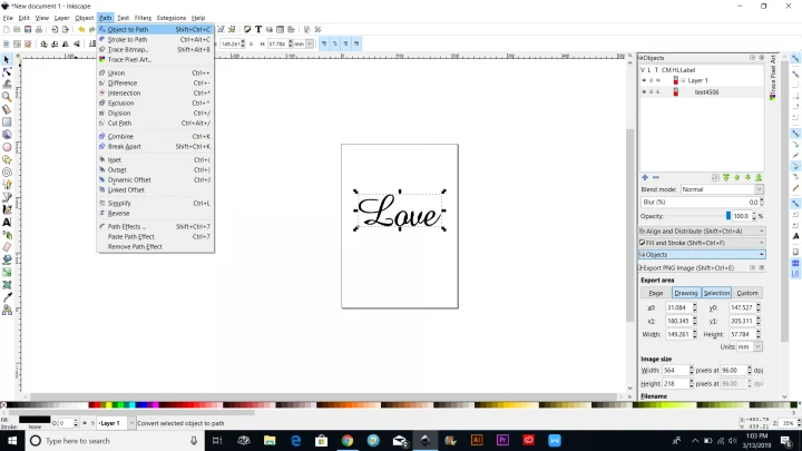 Download How To Make Svg Files To Sell Beginners Inkscape Tutorial Text Leap Of Faith Crafting