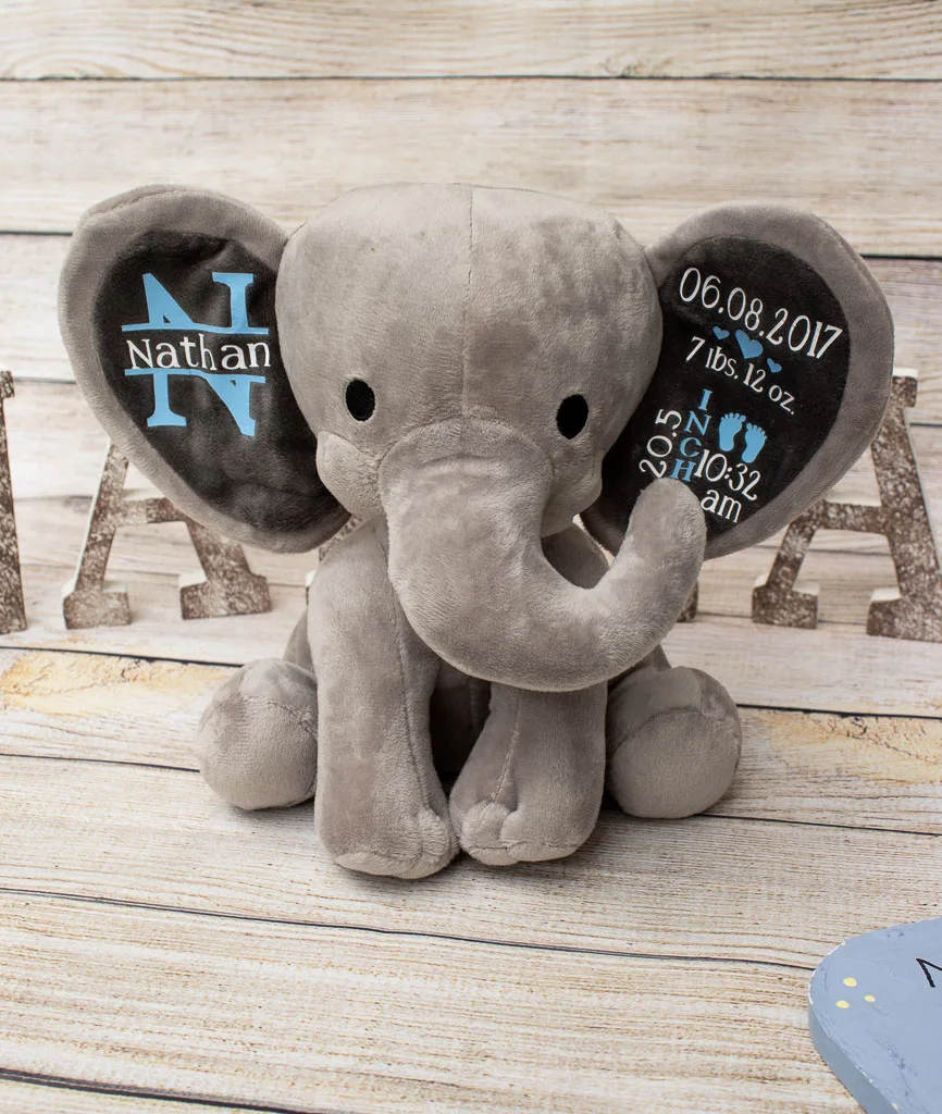 Download Adorable Birth Stat Elephant Tutorial Diy Baby Gifts Are The Best Leap Of Faith Crafting