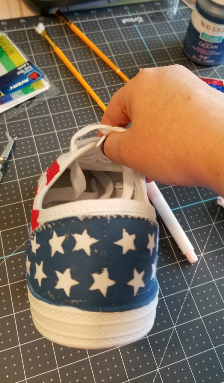 flag shoes