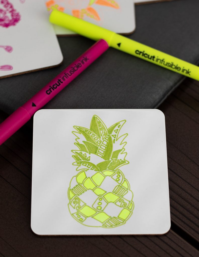 cricut coasters infusible ink