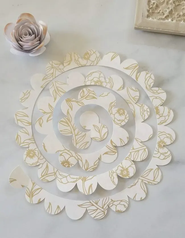 cricut paper flowers tutorial