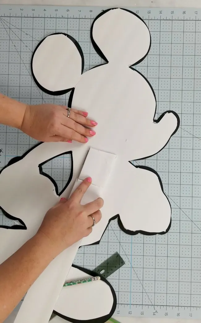 how to make large cut out stand up with foam board
