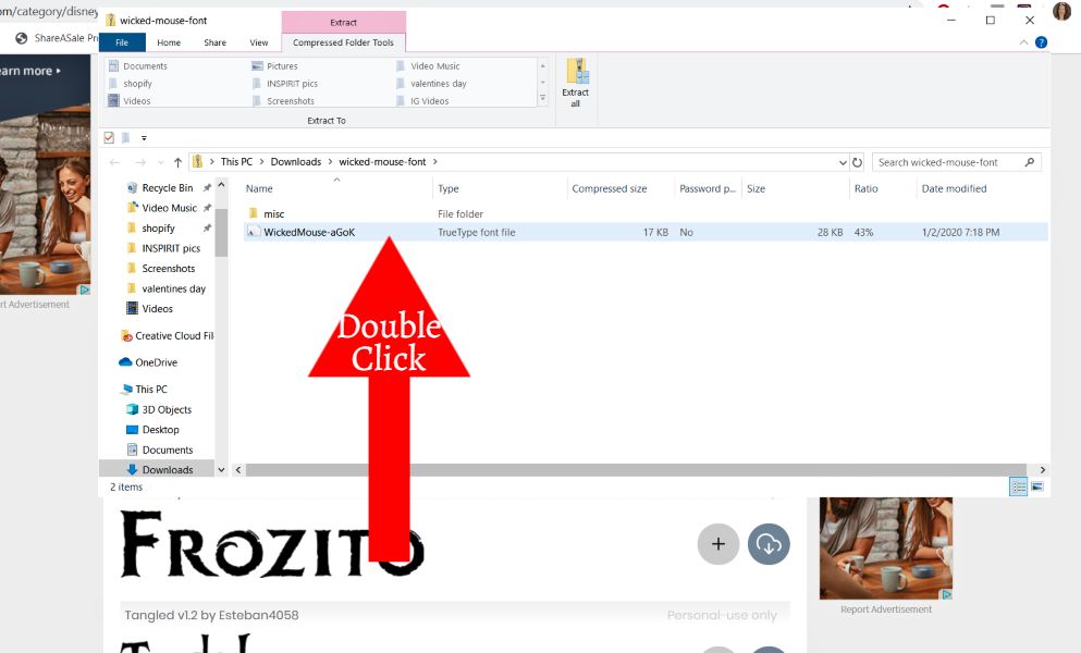 how to download fonts to cricut