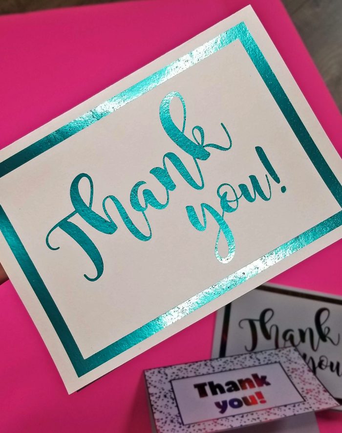 printable thank you cards free