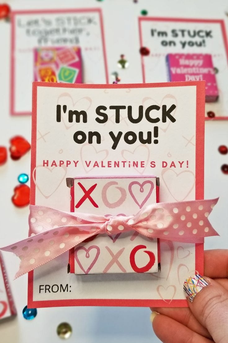 school valentine cards stickers
