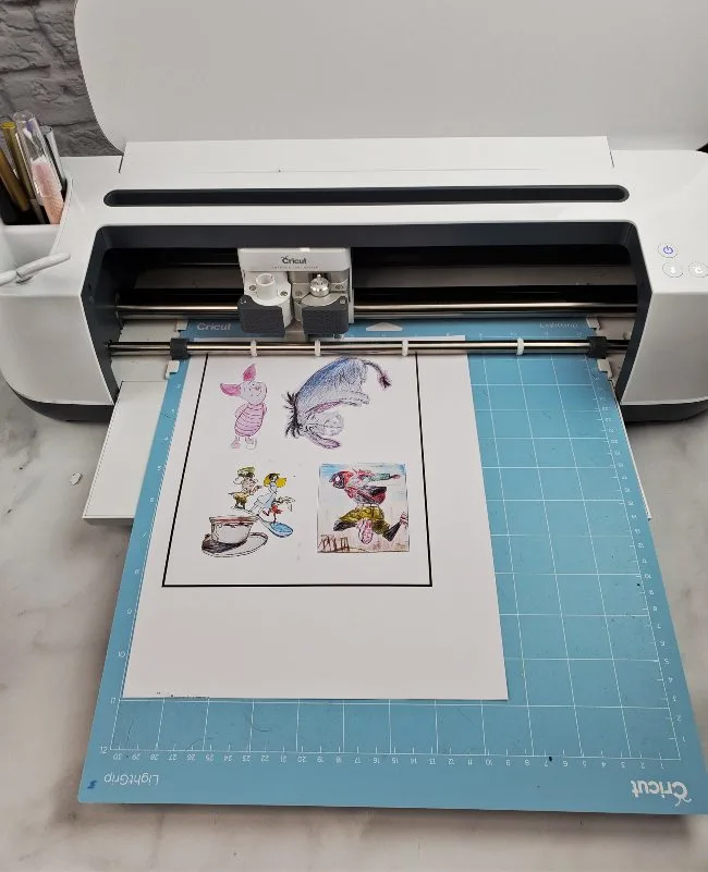 how to use print then cut cricut