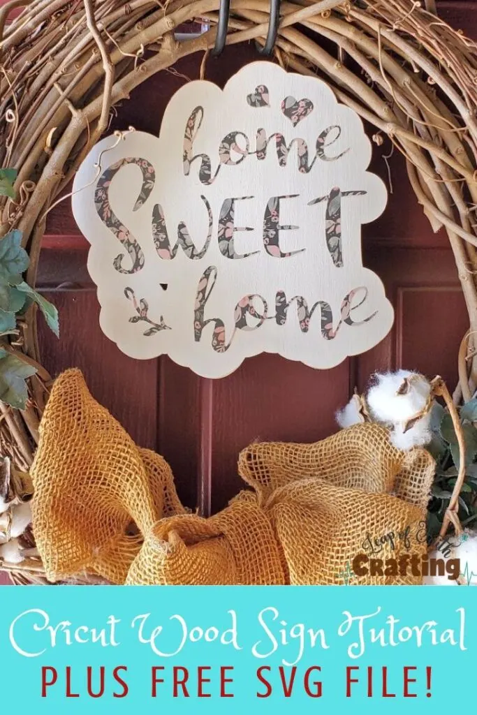 Painted Welcome Mat & DIY Wreath With Cricut Maker - Small Stuff