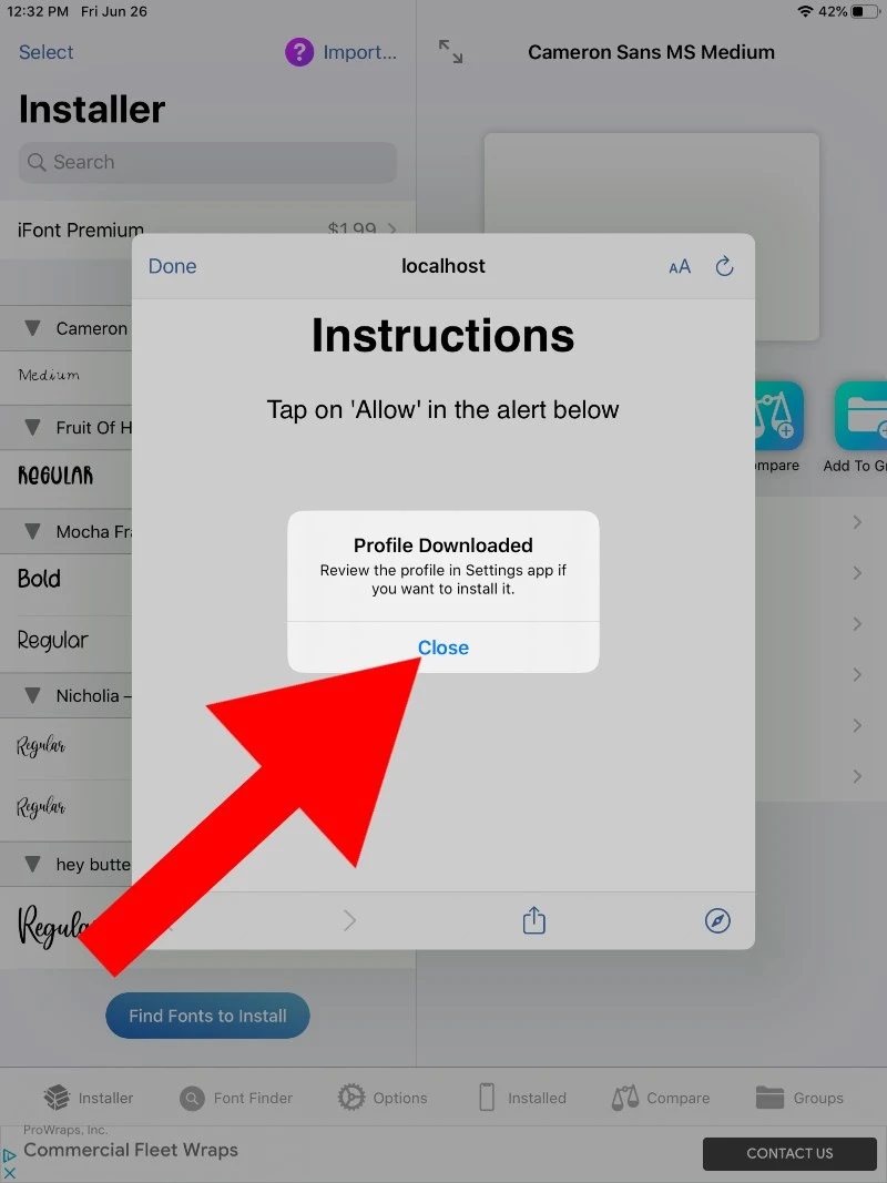 how to add fonts to cricut design space on ipad