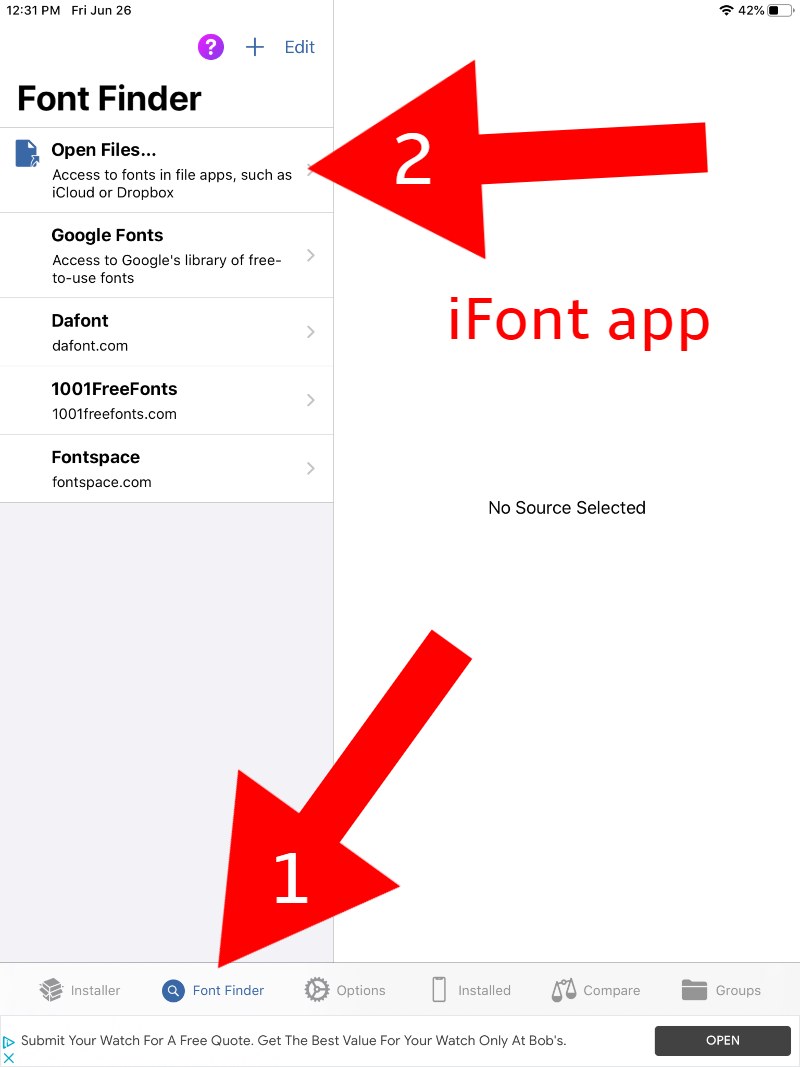how to download fonts on ipad for cricut