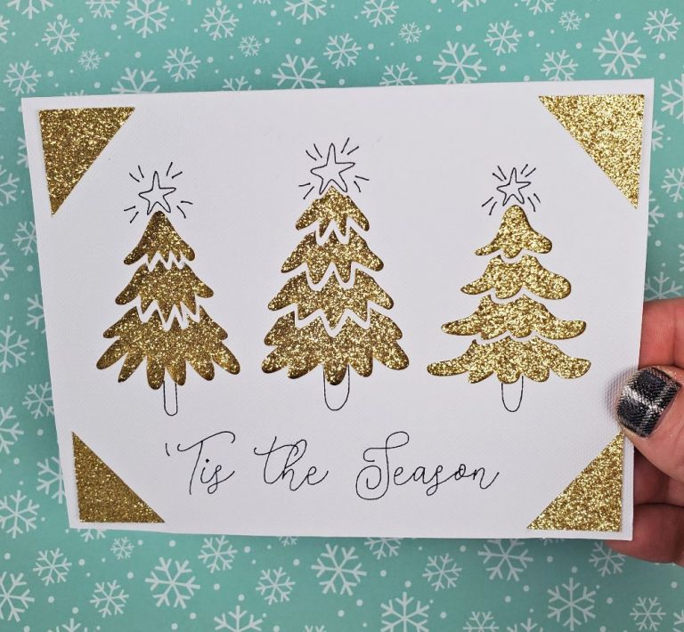 Cricut Joy Christmas Cards 4 Quick and Easy Holiday Cards! Leap of