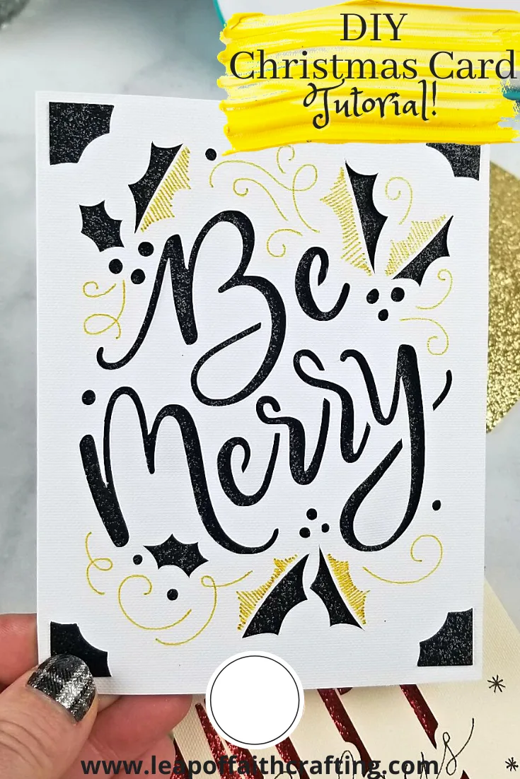 cricut joy christmas cards pin