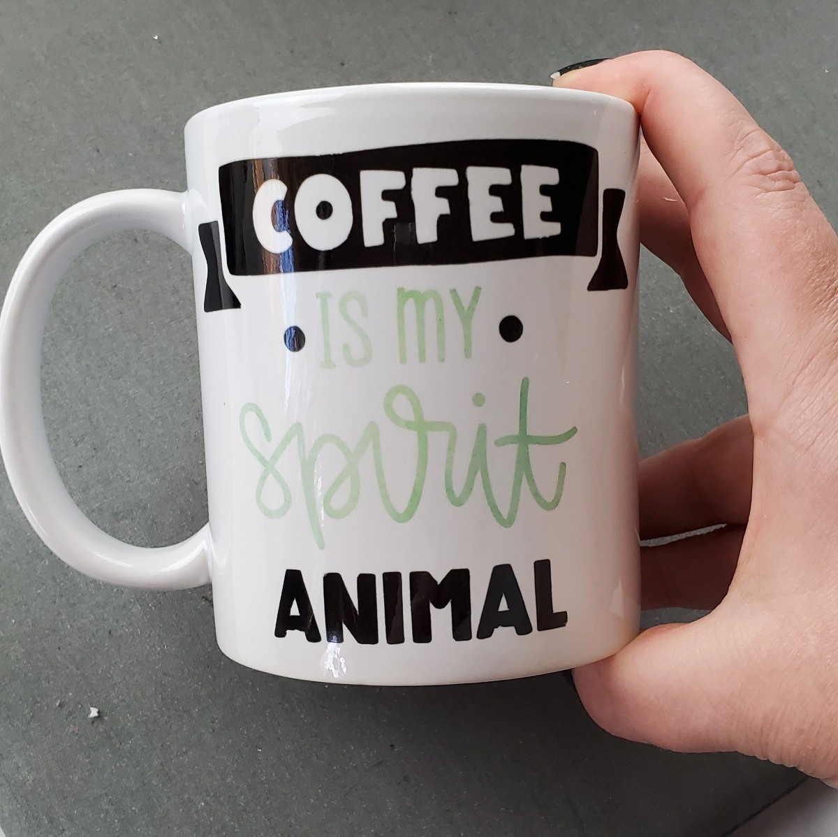 coffee is my spirit animal mug