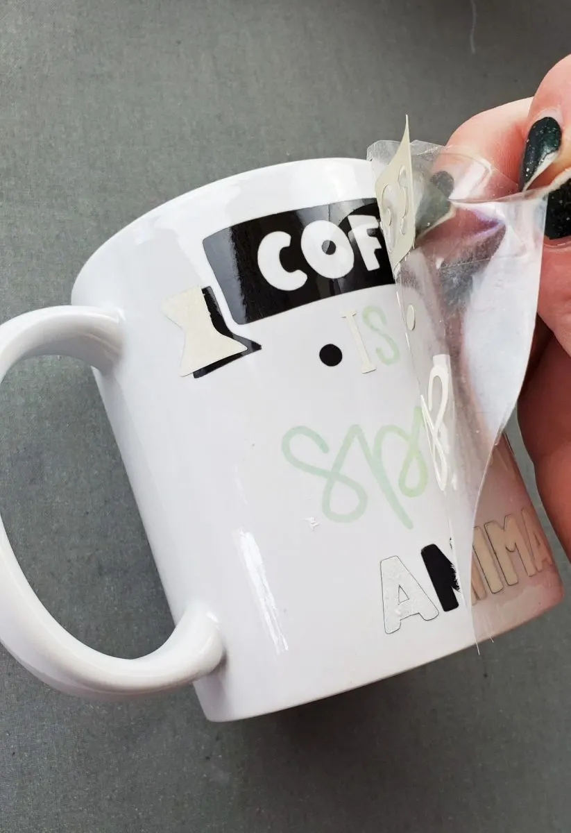 removing infusible ink off mug