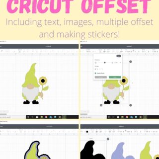 cricut offset how to pin