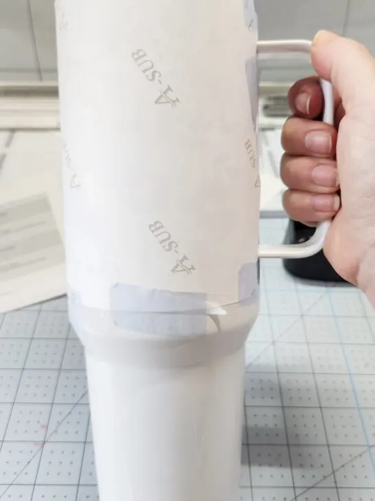 a sub sublimation large cup