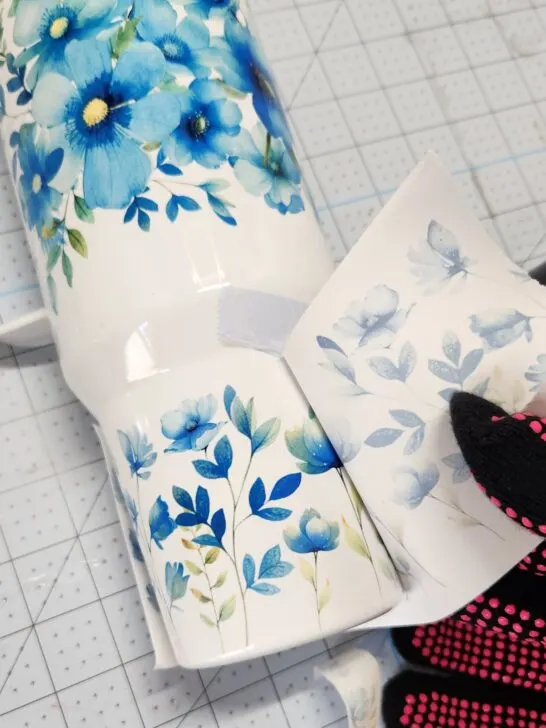 how to sublimate large tumbler