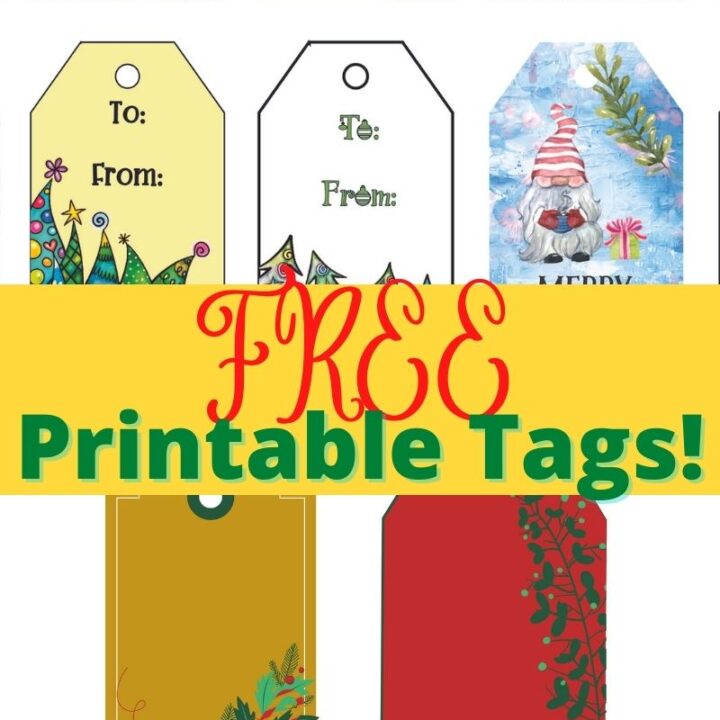 christmas gift tags printable