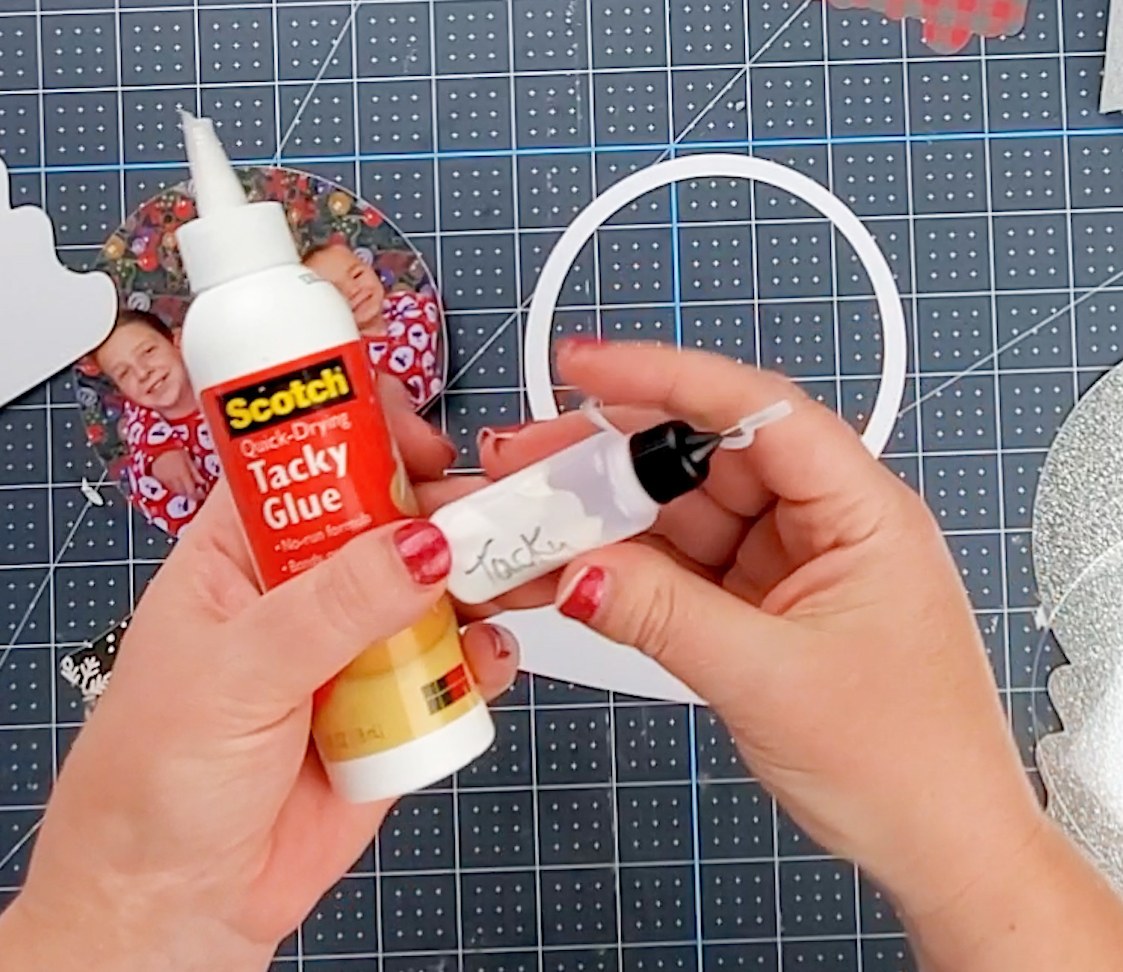 tacky glue shaker card