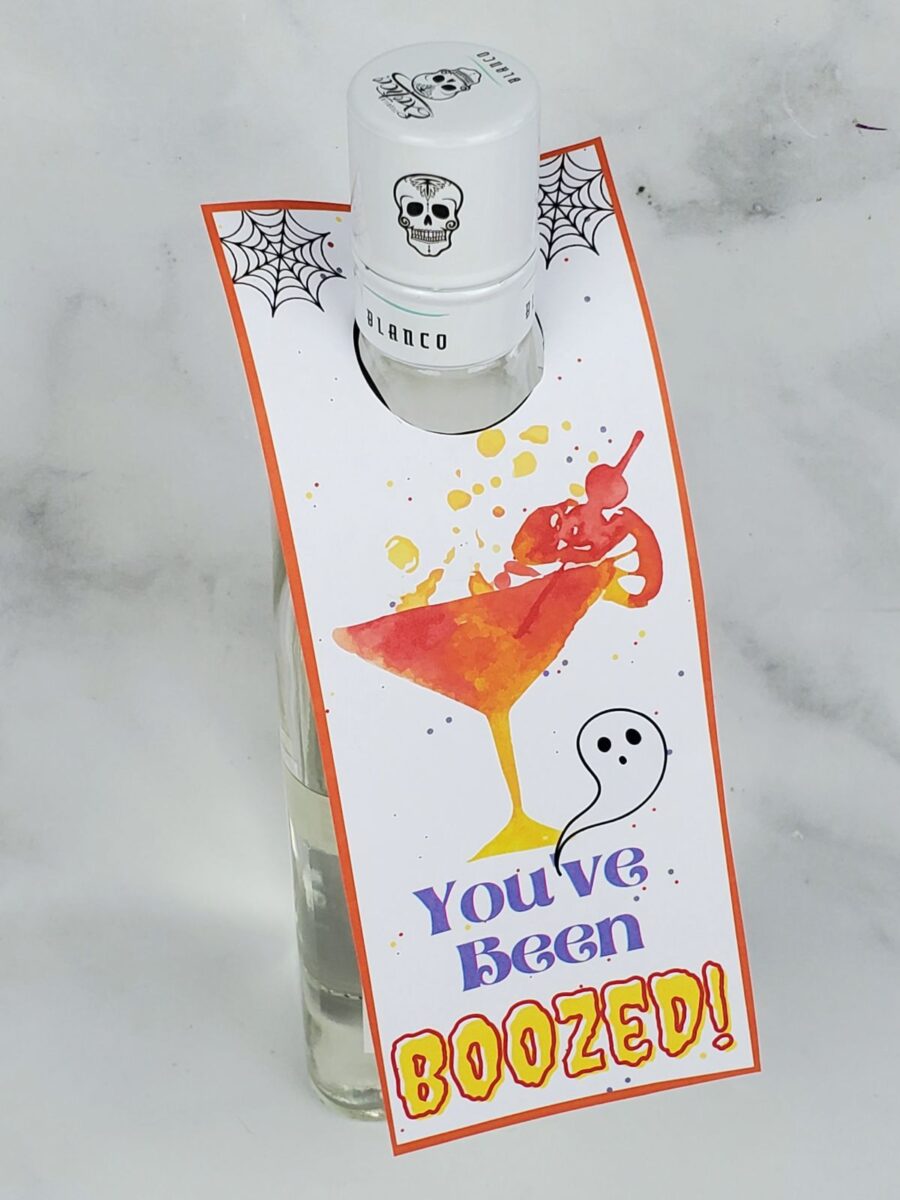 youve been boozed spirit tag