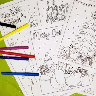 christmas coloring sheets free