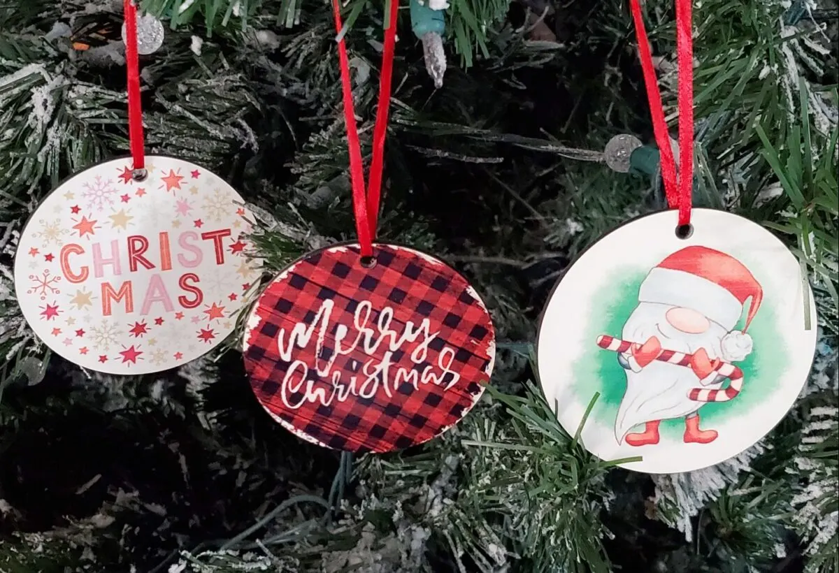 ornaments with sublimation