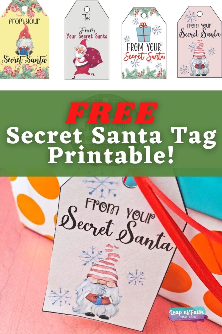 secret santa gift tags from pin